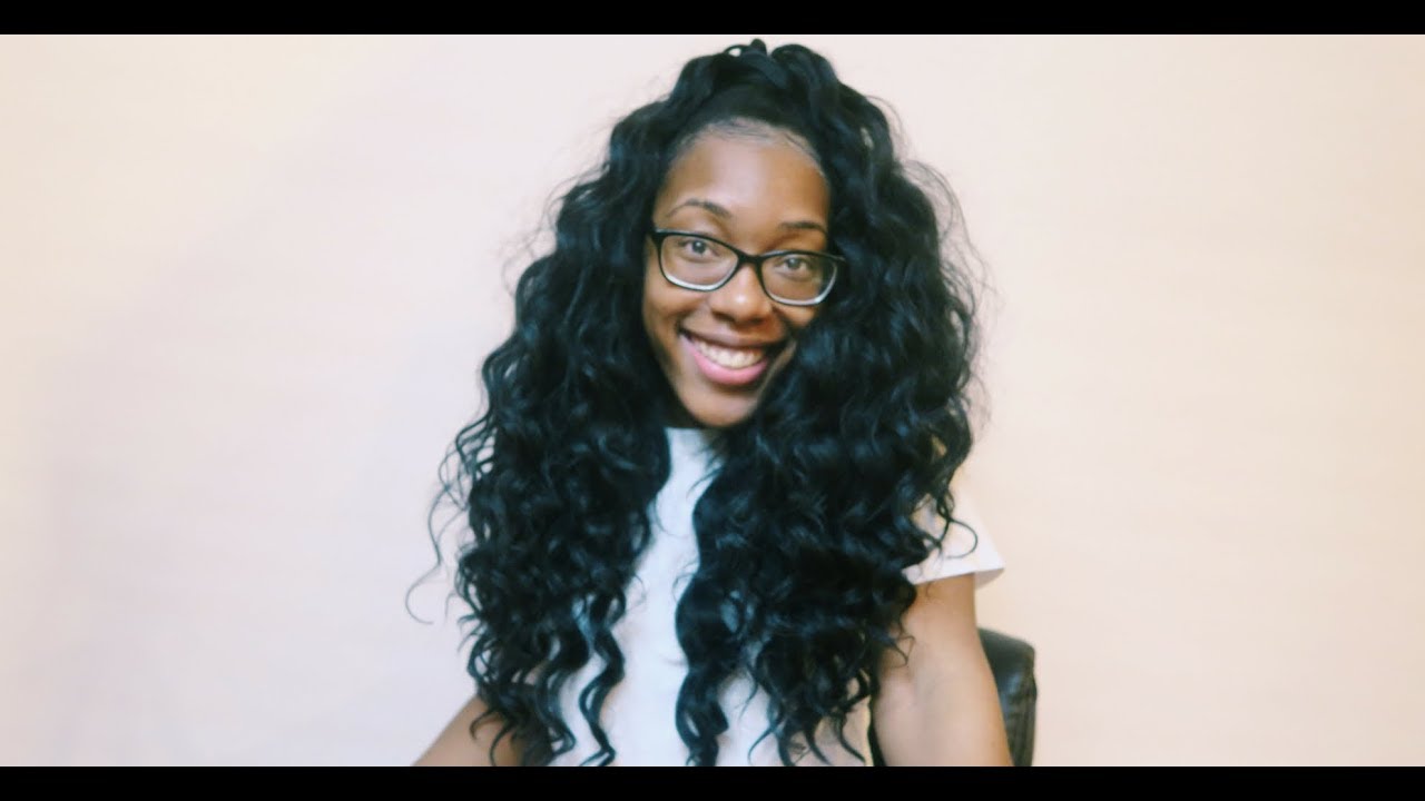 Half Up Half Down Crochet Tutorial | NO CORNROWS | Kima Braid Ocean Wave | 4c Friendly