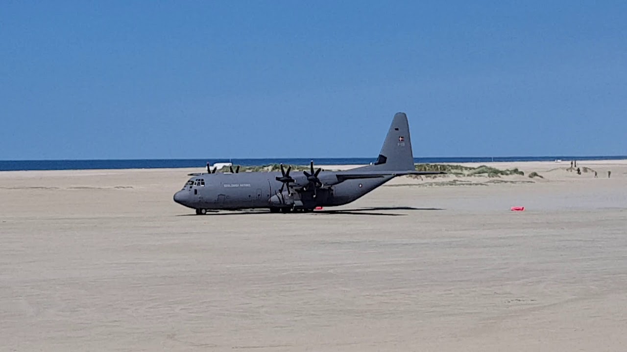 Hercules 1. Landung & Start Lacolk/Römö 2018