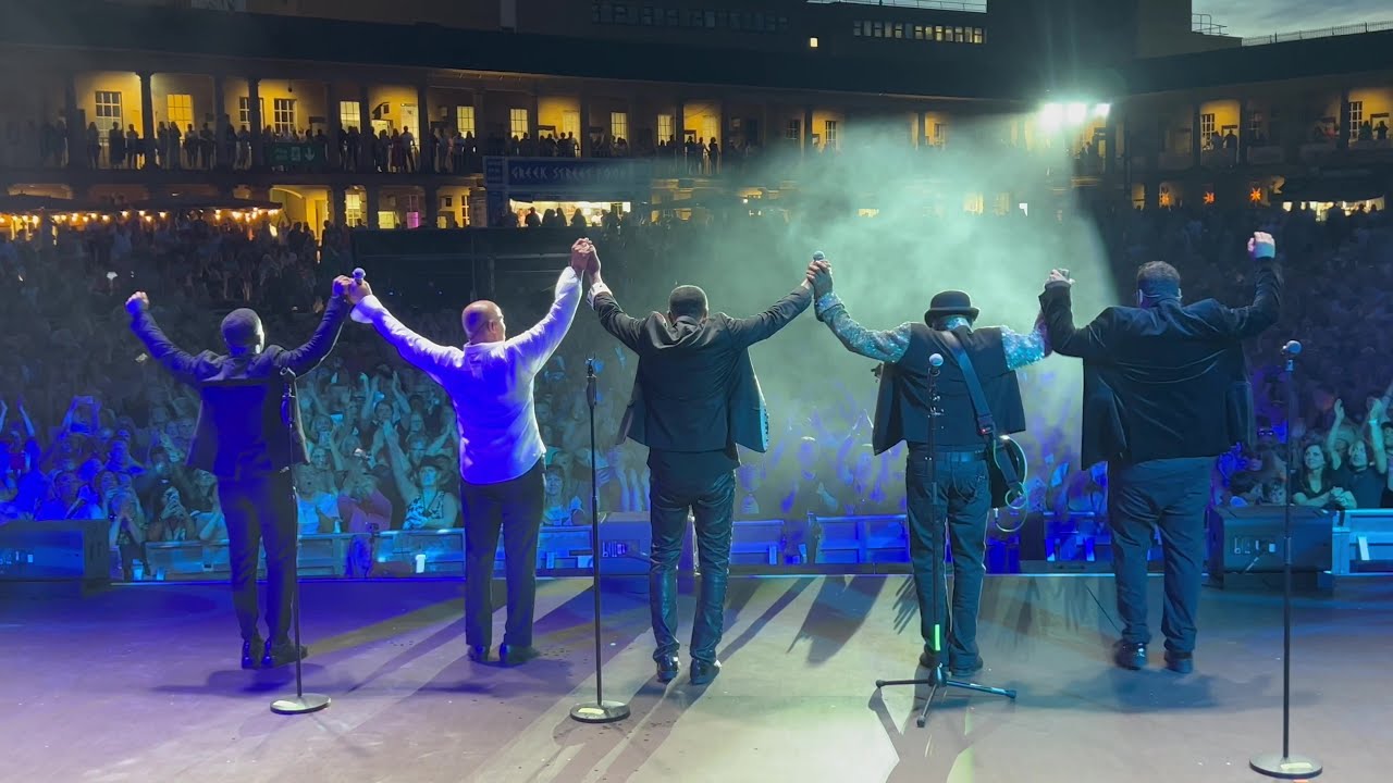 The Jacksons Perform at The Piece Hall in Halifax, England (24 June 2023)