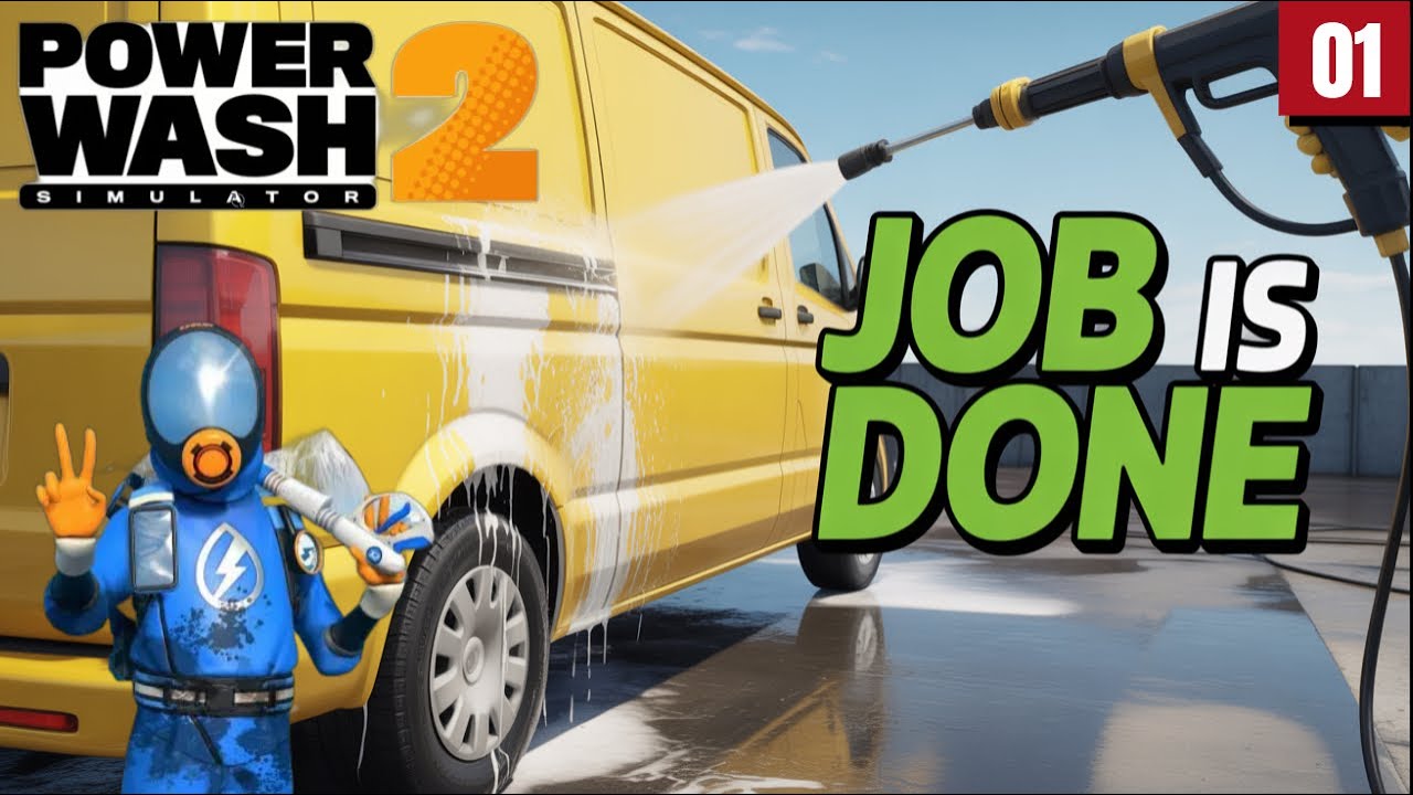 PowerWash Simulator 2  !! Finally my first job is Done