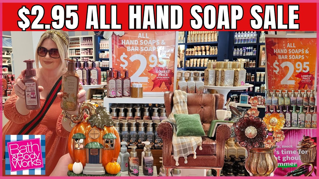 Bath & Body Works $2.95 SOAP SALE | NEW FALL SOAPS PLUS NEW FALL FINDS #bathandbodyworks