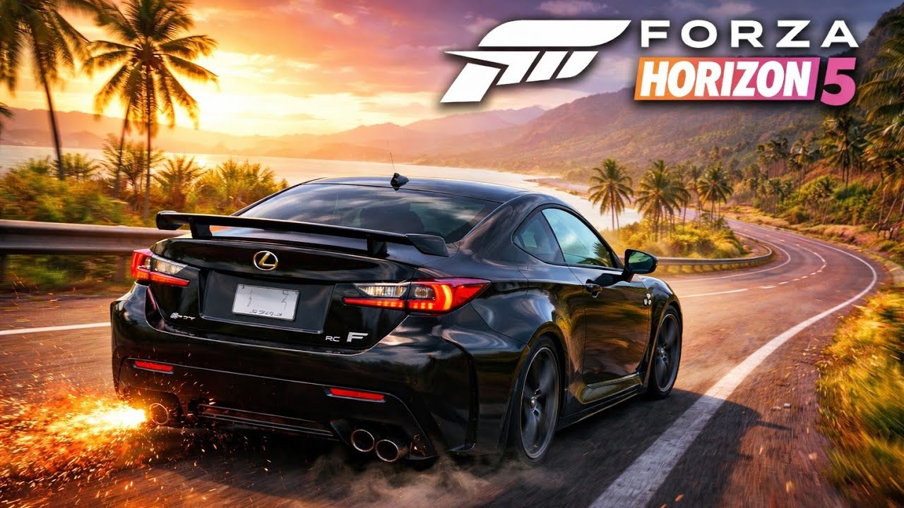 PASSEANDO PELO MAPA COM UM LEXUS RC TRACK EDITION NO FORZA HORIZON 5 - PlayStation 5 