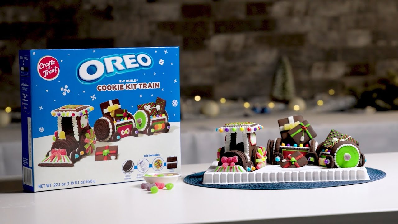 Oreo E-Z Build&reg; Cookie Kit Train Instructions