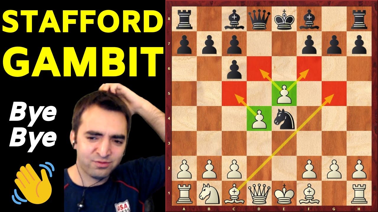 Stafford Gambit Refutation For White [5.e5]