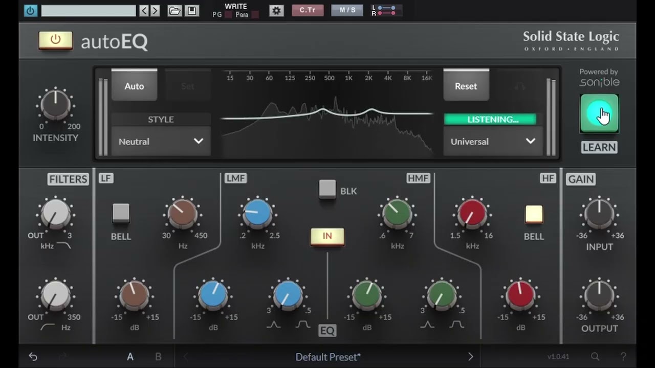 SSL autoEQ｜1分で分かるAI EQ