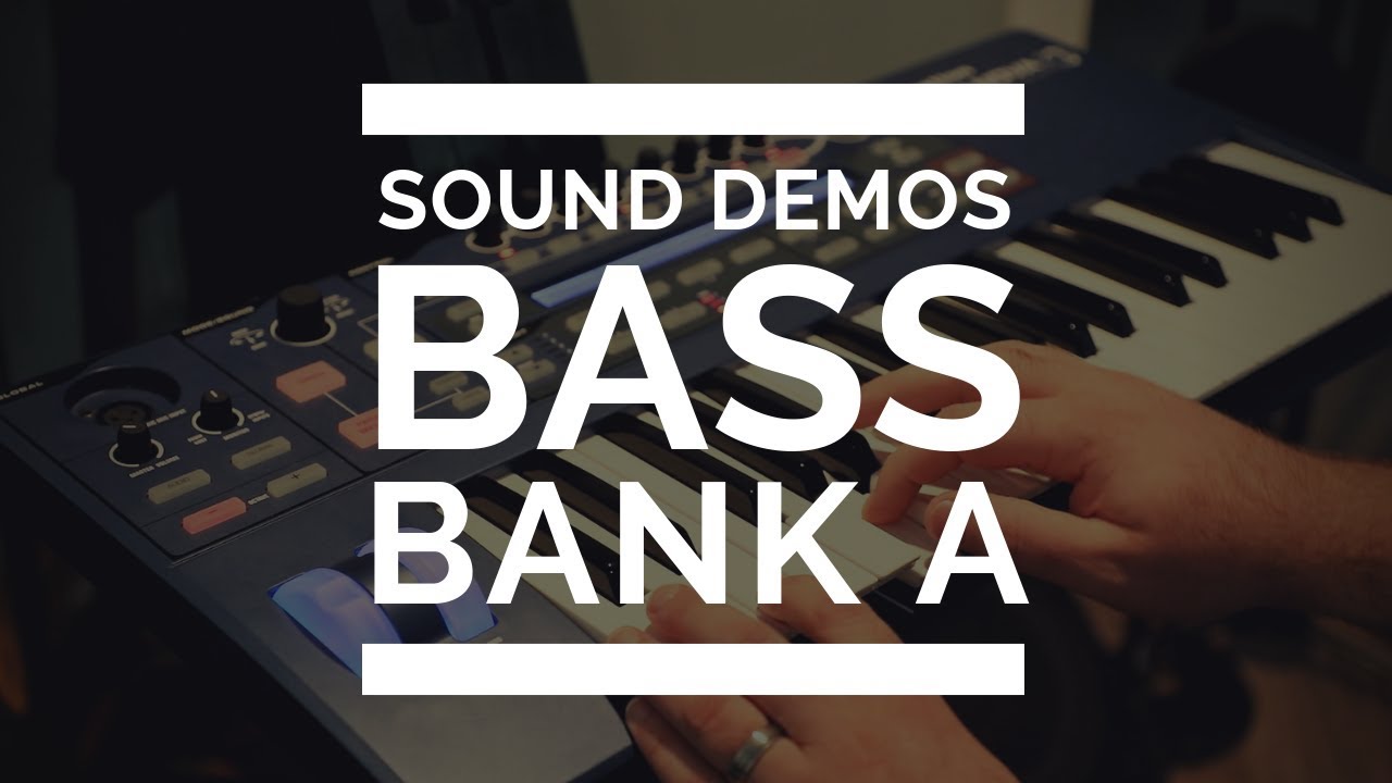 Novation Ultranova - Bass Sounds - Bank A - EVERY SOUND!