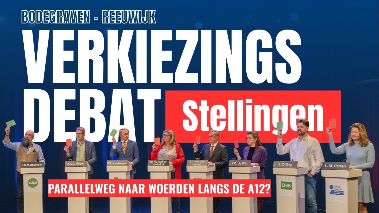 Windmolens; hoogbouw; cameratoezicht? 🏗️ 🌪️Turboronde: wat willen de partijen in Bodegraven-Reeuwijk
