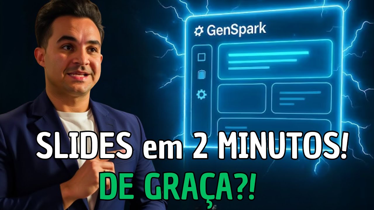 Crie APRESENTAÇÕES com IA em 2 Minutos (100% GRÁTIS) | Conheça a Gen Spark