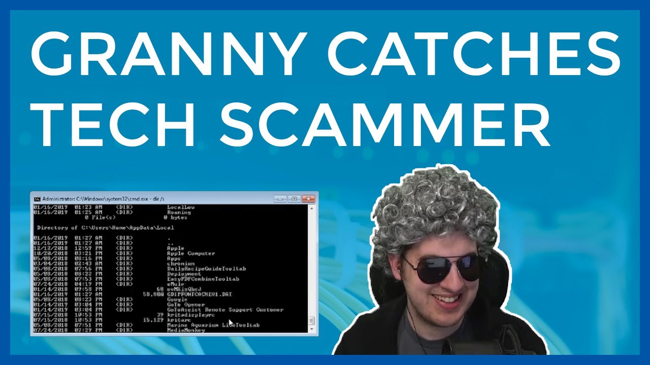 Grandma Catches Tech Scammer Lying & He Can't Recover