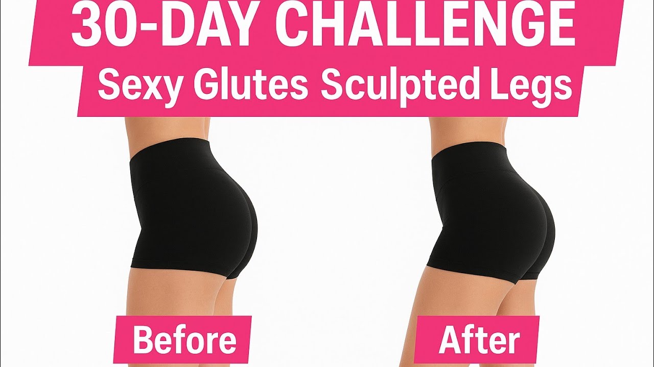 Legs & Booty Workout at Home | Resistance Band Challenge for Toned & Sexy Glutes