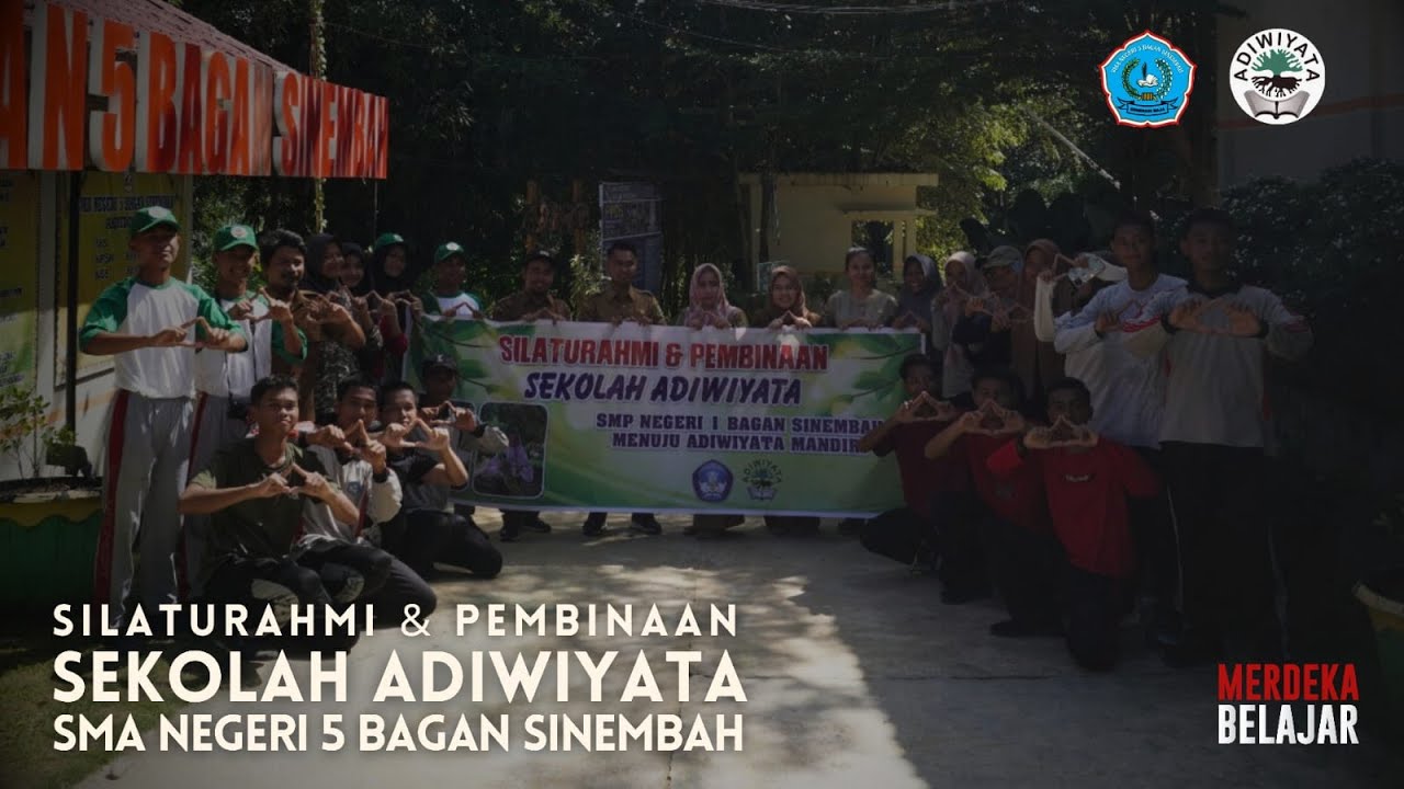 SILATURAHMI DAN PEMBINAAN SEKOLAH ADIWIYATA OLEH SMPN 1 BAGAN SINEMBAH DI SMAN 5 BAGAN SINEMBAH