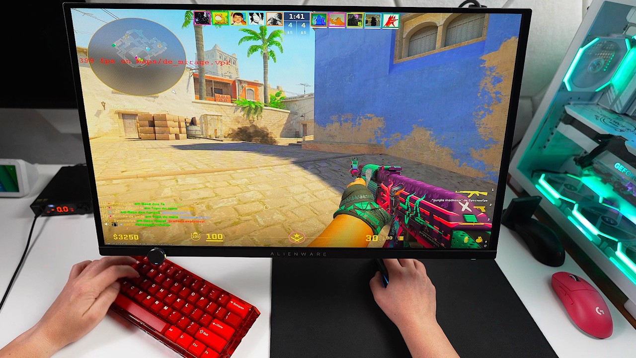 Primeira partida com Ryzen 9800X3D com Alienware OLED 360hz (POV)