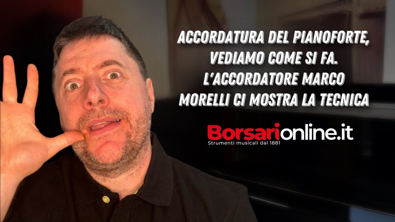ACCORDATURA del PIANOFORTE, vediamo COME SI FA. L’accordatore Marco Morelli ci mostra la TECNICA😌
