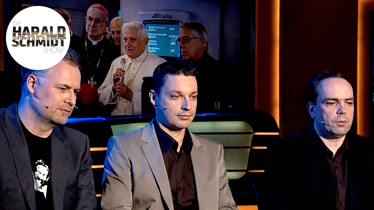 Maschek synchronisiert live Papst Benedict XVI. | Die Harald Schmidt Show (ARD)