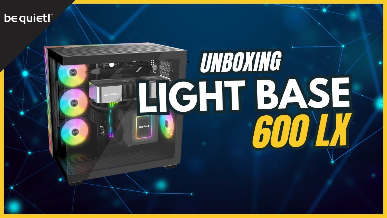 BE QUIET LIGHT BASE 600 XL - Caja invertida para Pc 🍿👉 #unboxing #pcgaming #bequiet #setup