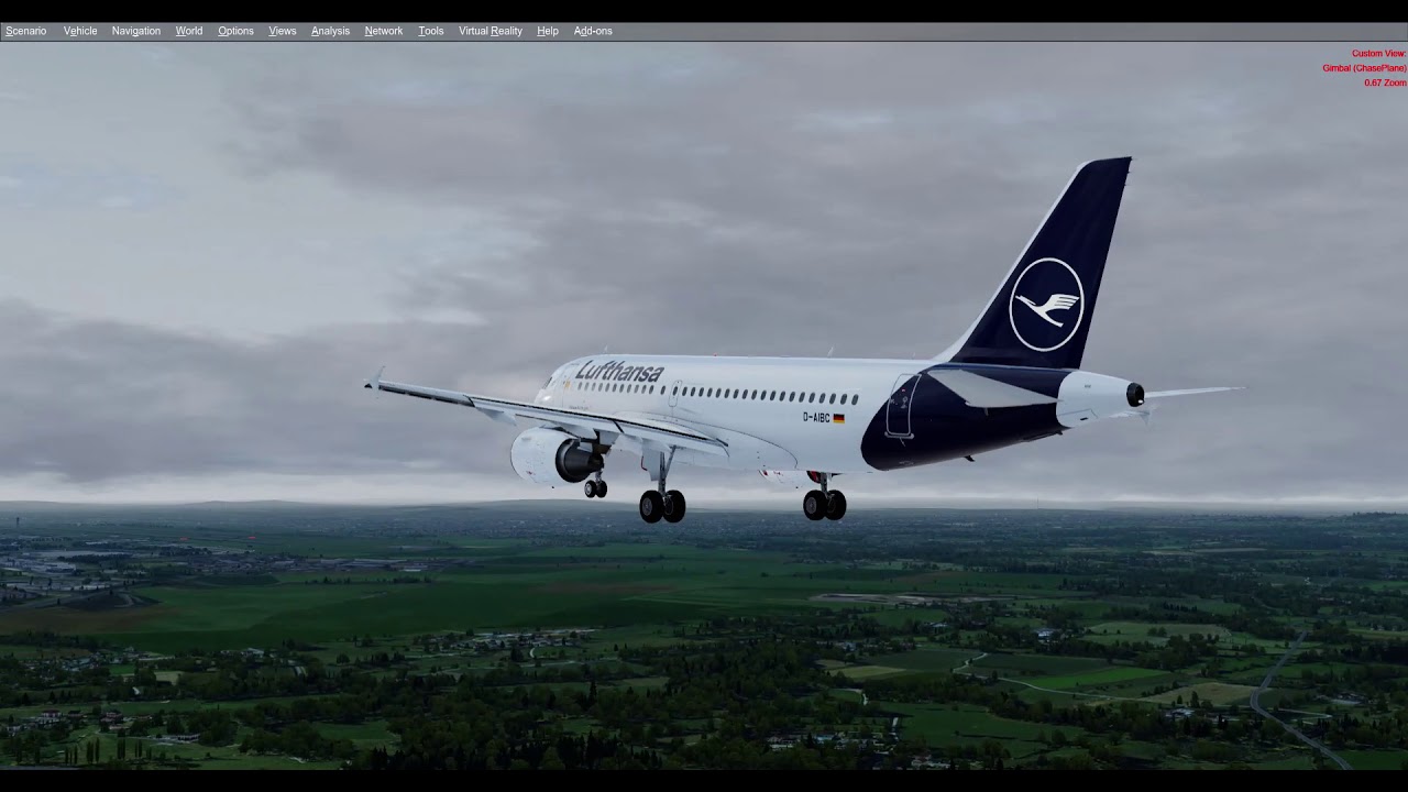 [P3Dv5] Fslabs A319 IFR Approach into Paris