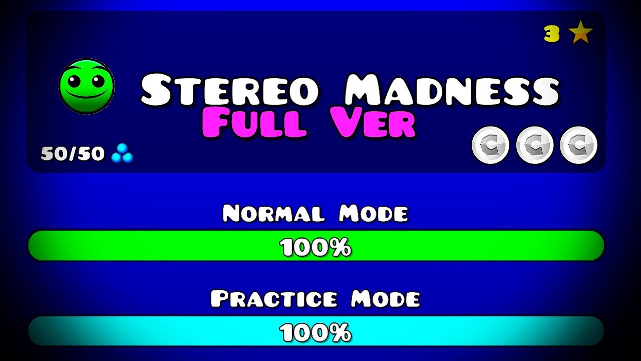 STEREO MADNESS FULL VERSION BY: TRASO56 || Geometry Dash 2.11