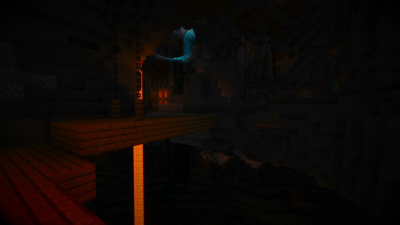Minecraft Cave Exploration | HORROR AMBIENCE | 1 Hour
