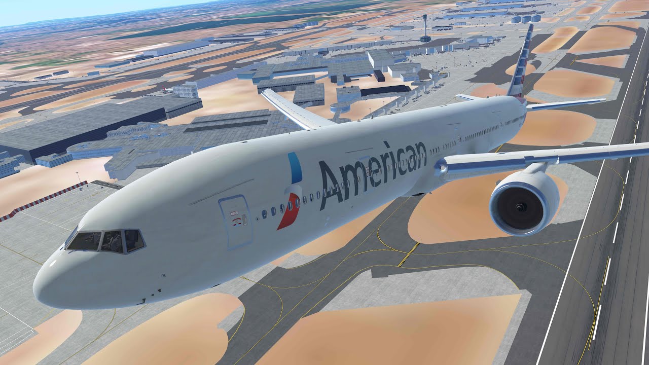 Infinite Flight American Airlines B777-300ER | London (LHR) to Charlotte (CLT)