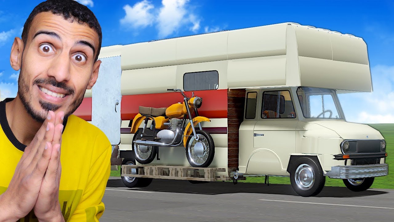 السفر الطويل: طورت الكرفان وسويت مكان لدراجة جديدة | The long Drive