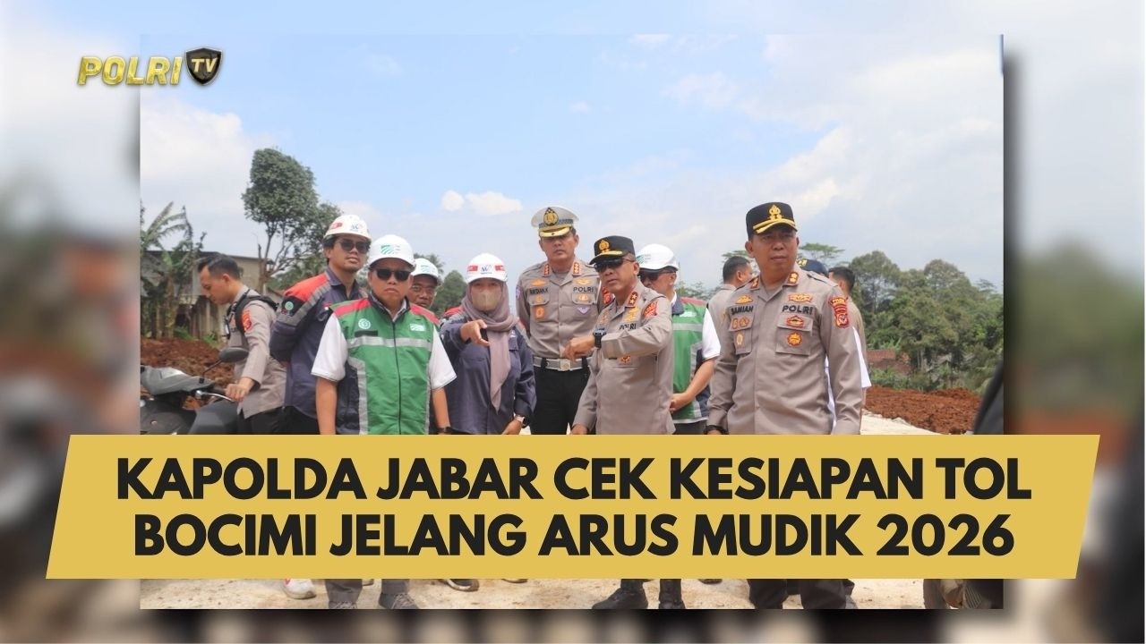 KAPOLDA JABAR CEK KESIAPAN TOL BOCIMI JELANG ARUS MUDIK 2026