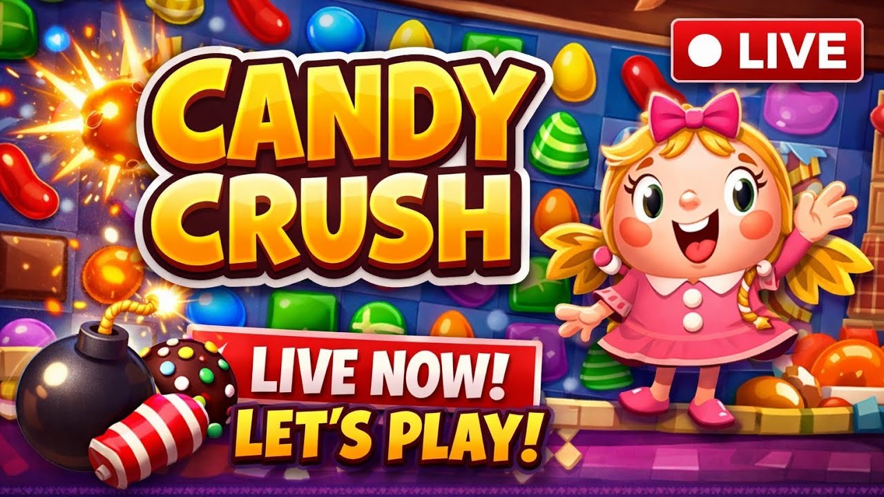 NNS.c is live 🔴 LIVE Candy Crush Saga | Hard Level Challenge & Big Wins! 🍬