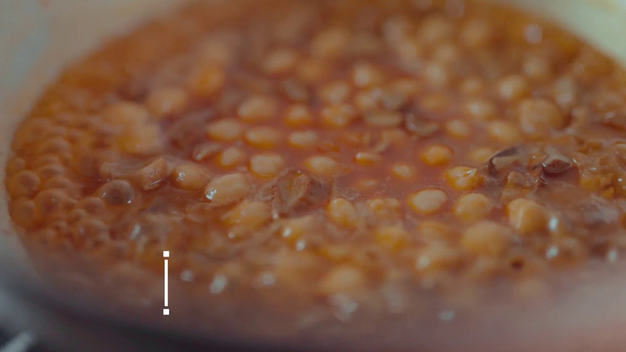 receta de guiso de garbanzos y boletus.
