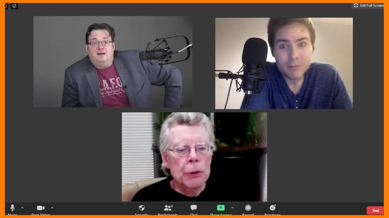 Stephen King Crashes Brandon Sanderson Interview