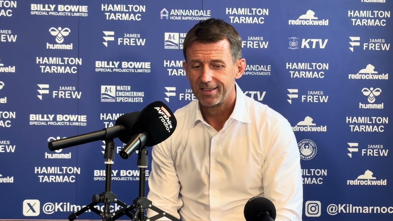 🎙️Neil McCann reacts as Kilmarnock lose 4-0 to Dundee United in the Scottish Premiership 