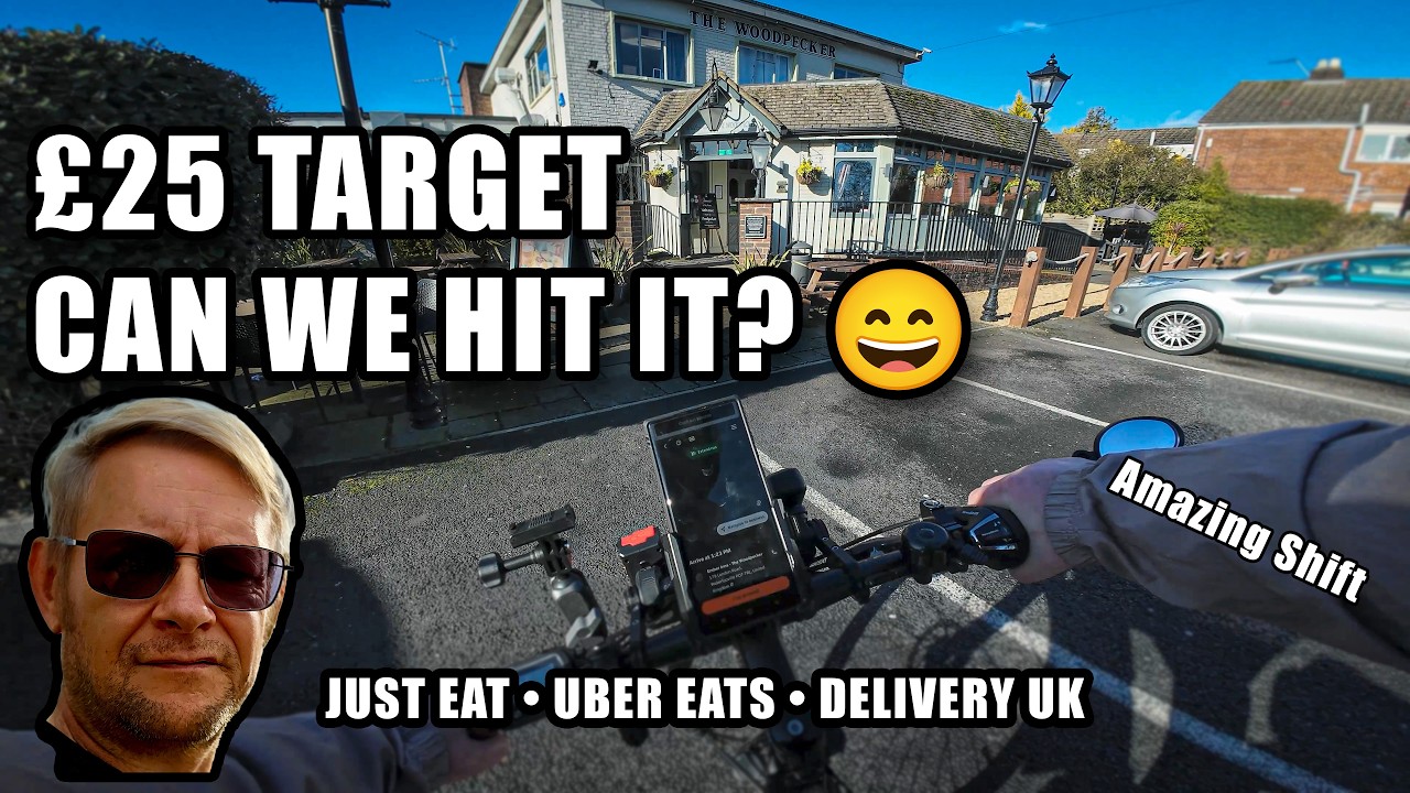 £25 TARGET CHALLENGE… Can We Hit It? 😄 | Just Eat + Uber Eats Delivery (UK) | Hampshire