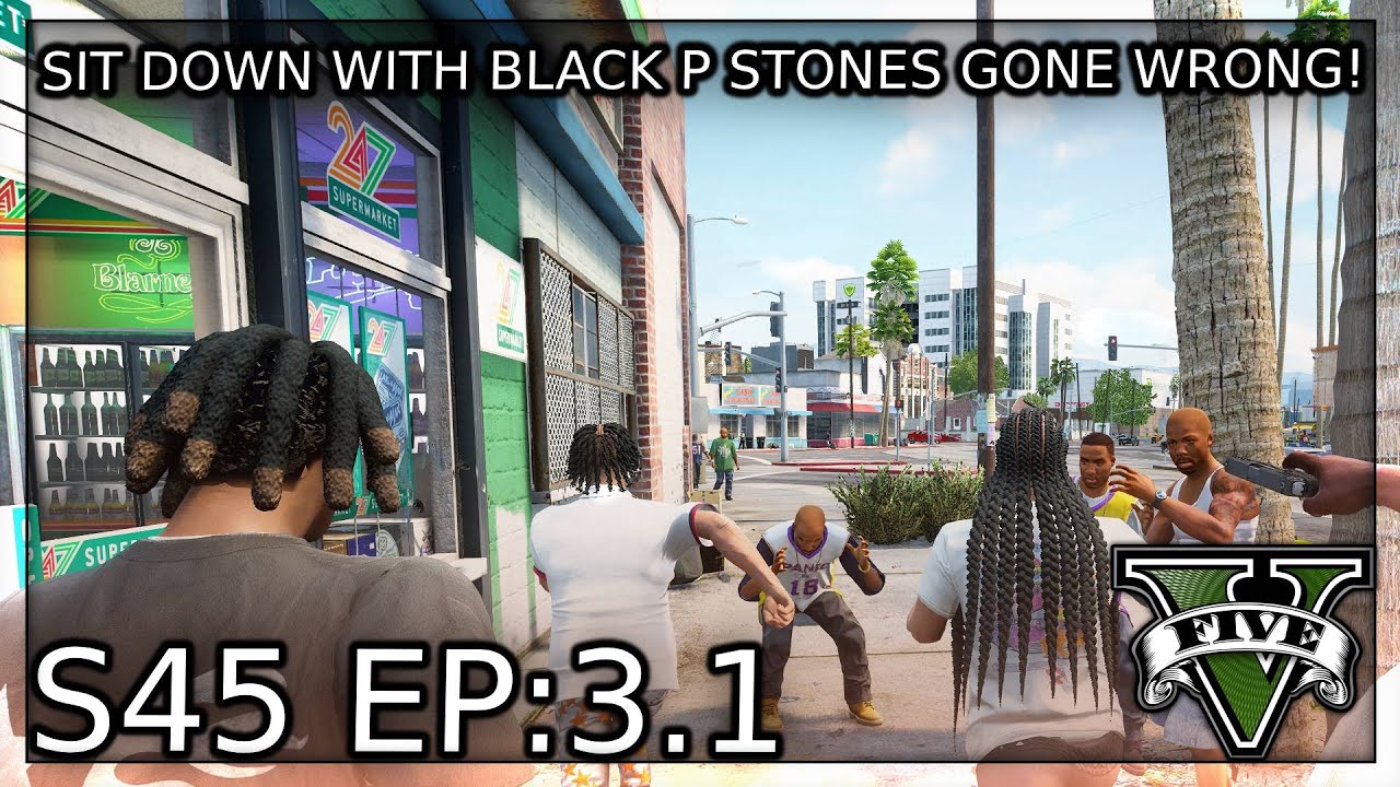 Episode 3.1: Sit Down WIth Black P Stones Gone Wrong?! | GTA RP | Grizzley World Chiraq