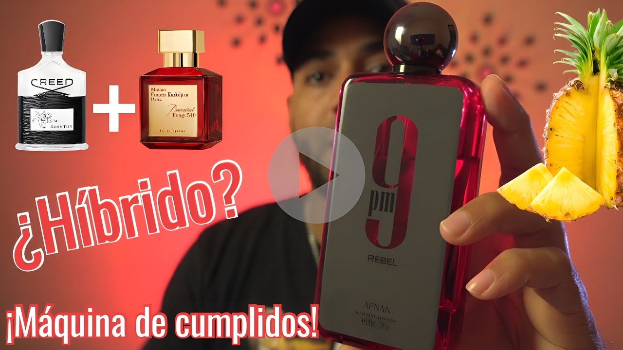 ¿Cómo huele Afnan 9pm Rebel? | ¿Un híbrido entre Aventus y Baccarat Rouge 540?
