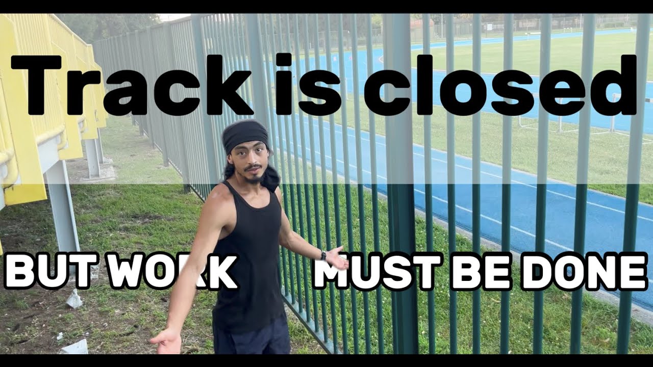 Track workout 6x(500-300-200)