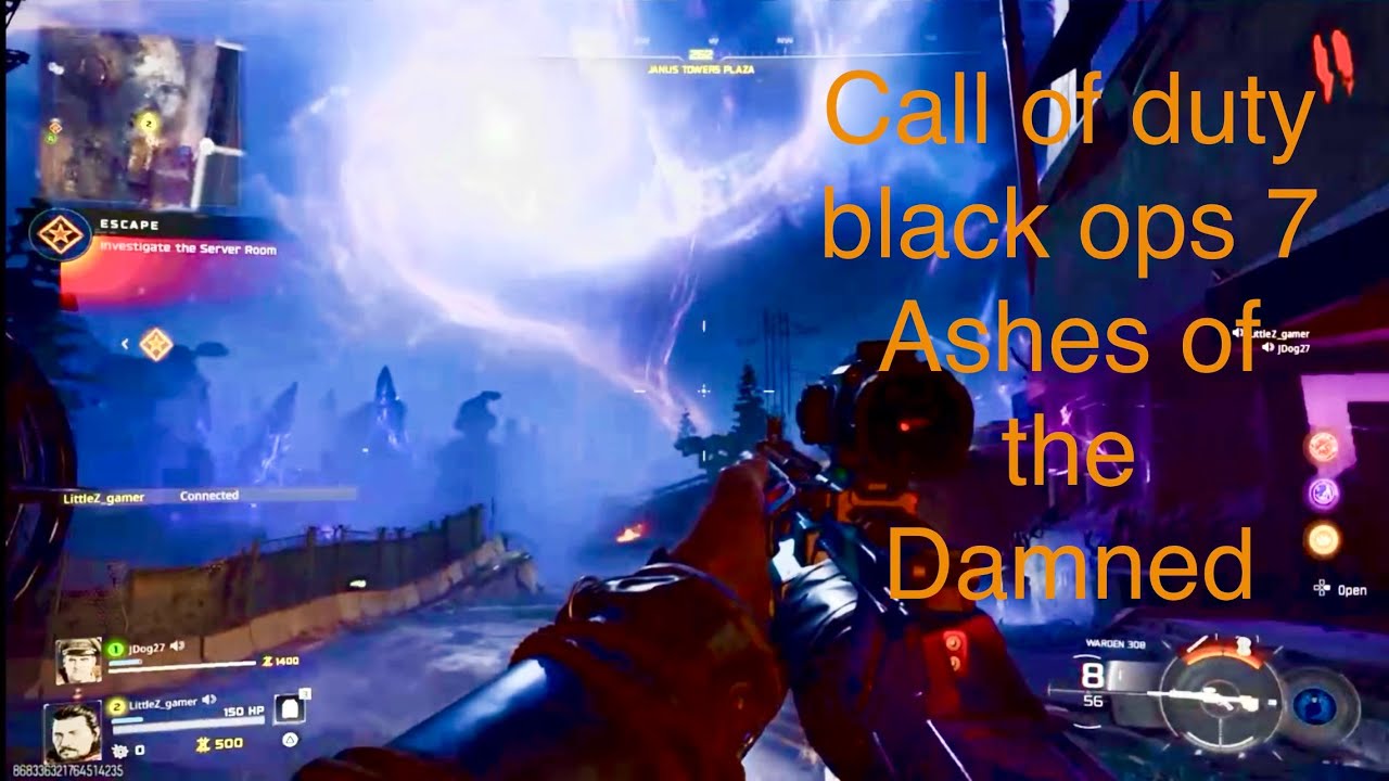 Call of duty black ops 7 zombies Ashes of the  Damned first play through 