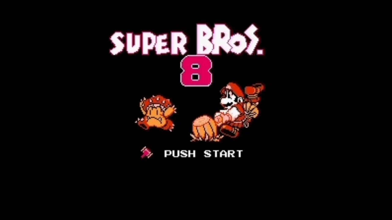 Super Mario Bros 8 - NES demo gameplay