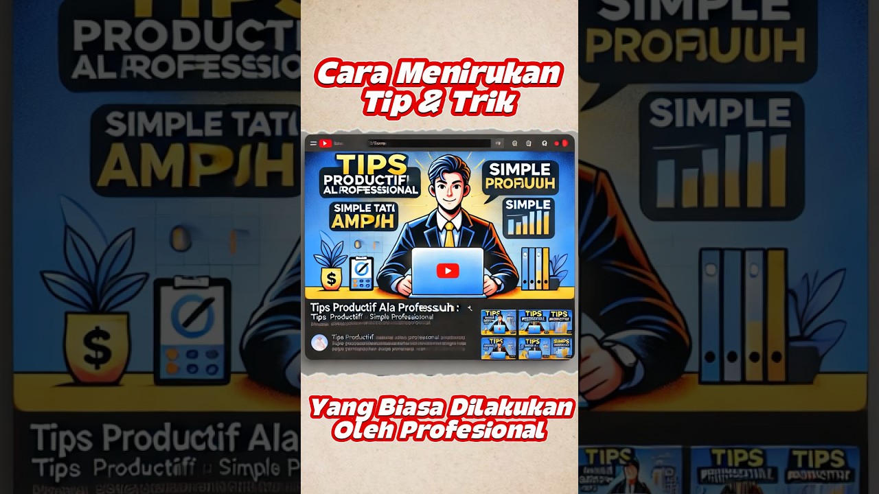 Tips Produktif ala Profesional: Simple Tapi Ampuh ‼️ #Produktivitas #TipsProduktif #EfisiensiKerja