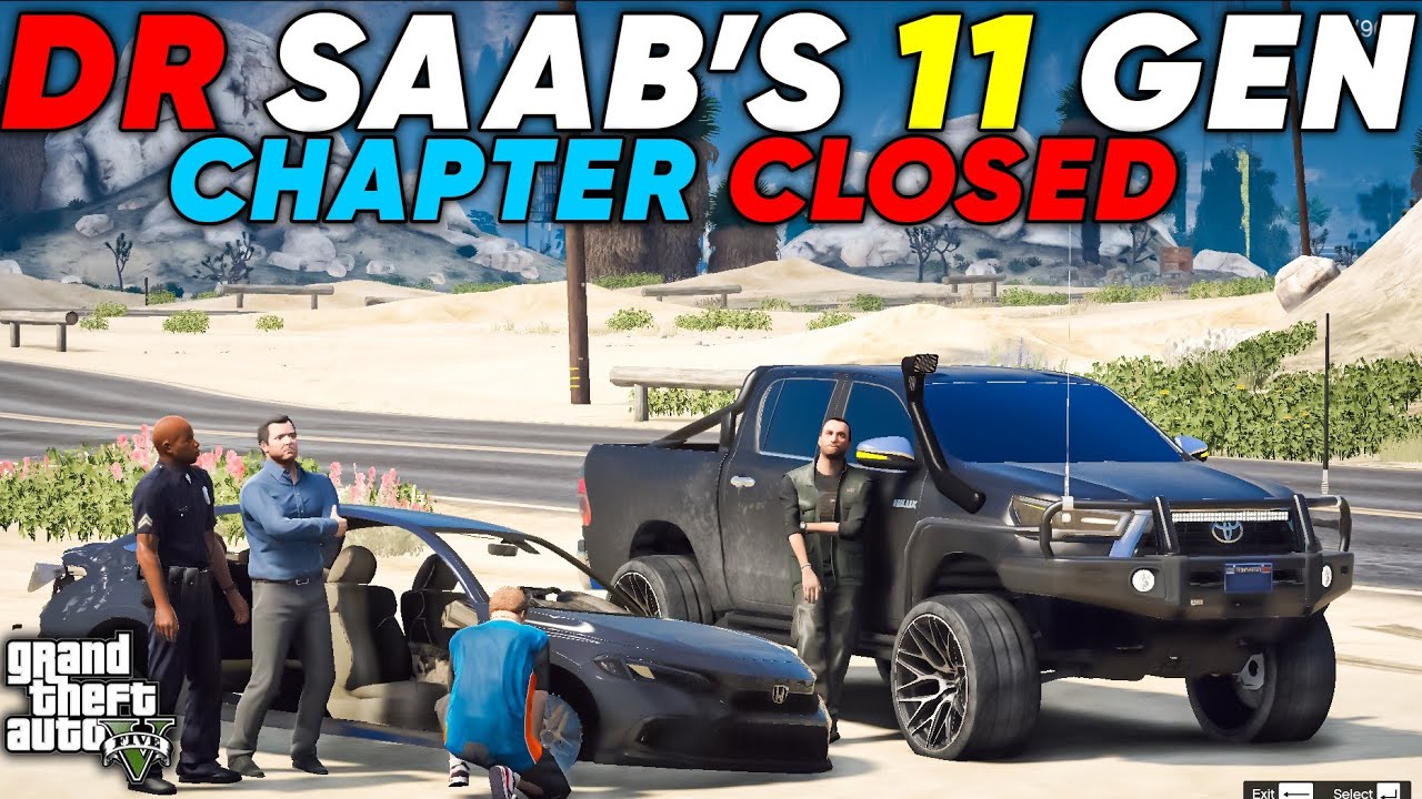 DR SAAB'S 11 GEN CIVIC DESTROYED BY ATTACKERS | GTA 5 | Real Life Mods #621 | URDU |