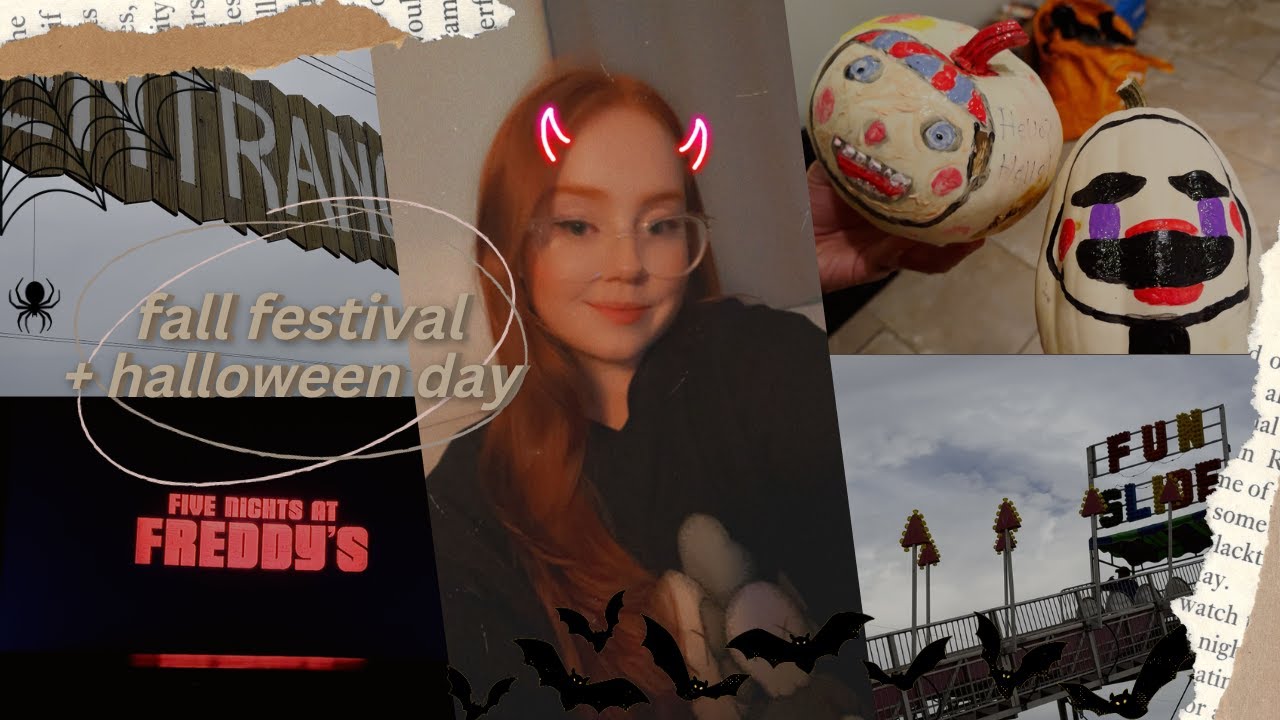 spend a few days with me | fall festival & halloween day 👻🧡