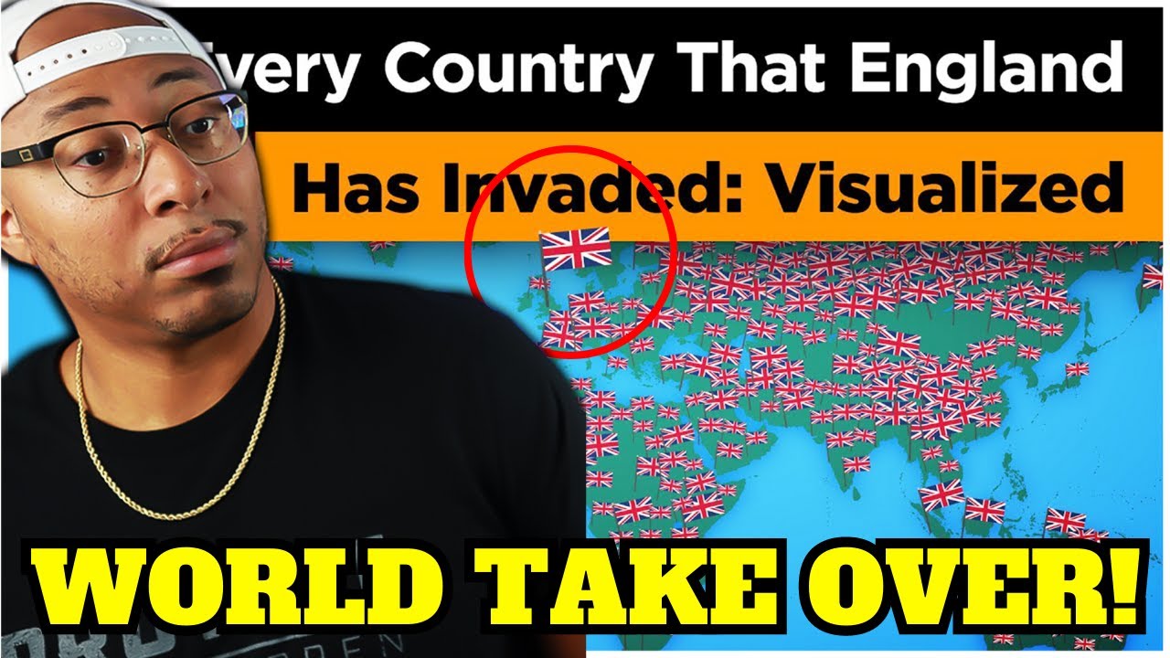Every Country England Has Invaded: Visualized | Americans Reaction