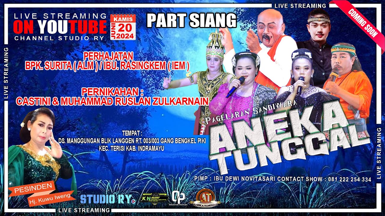 🔴LIVE SANDIWARA ANEKA TUNGGAL | PART SIANG | MANGGUNGAN - TERISI - INDRAMAYU | 25 - JUNI - 2024