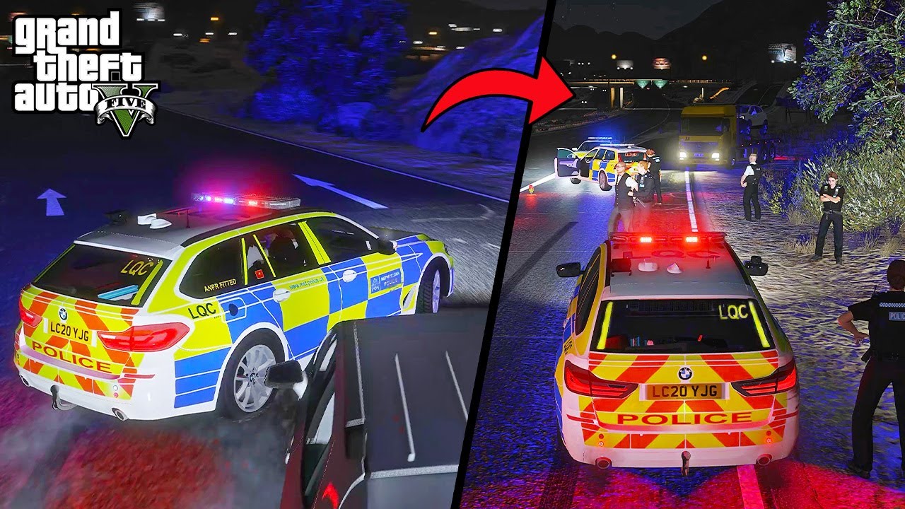 Cross County London Border Pursuit! | GTA 5 UK Police LSPDFR Mod