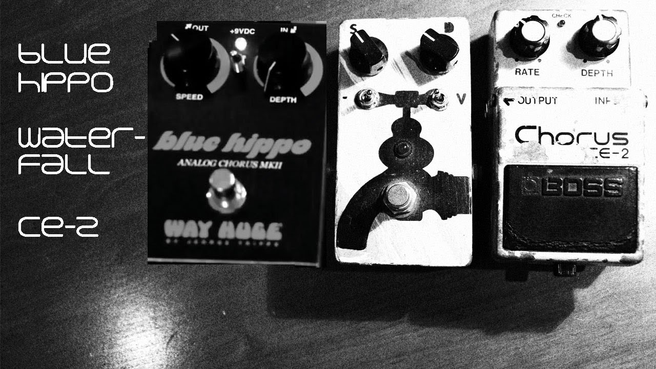 Vintage CE-2 Chorus vs. Way Huge Blue Hippo & Jam Pedals Waterfall