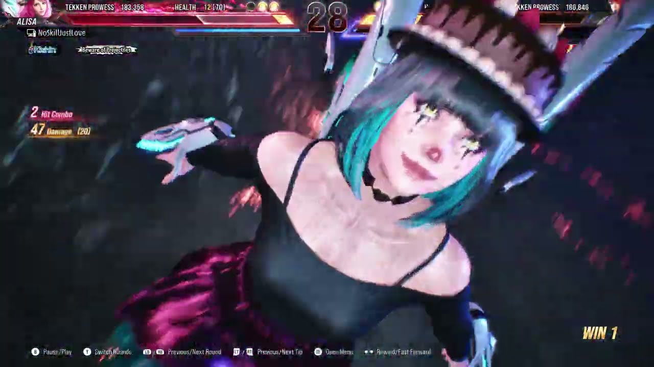 Tekken 8 Alisa Fireworks Party
