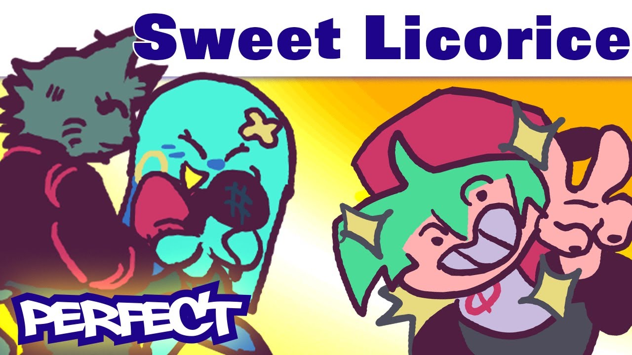 Sweet Licorice (Really Fun & Stylish Oneshot OC Mod!) - FNF Mod - Perfect Combo Showcase [HARD]