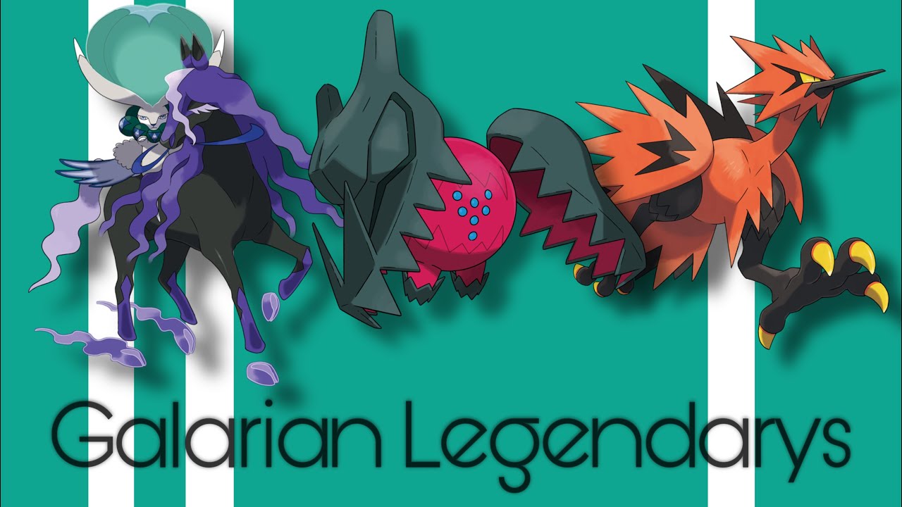 Legendary Pokemon of galar region | HD60FPS