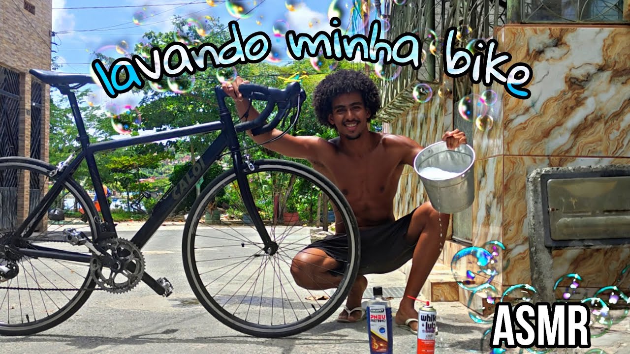 ASMR VOCÊ LAVANDO MINHA BIKE COMIGO 💦🧼 (asmr washing) #asmr #asmrwashing