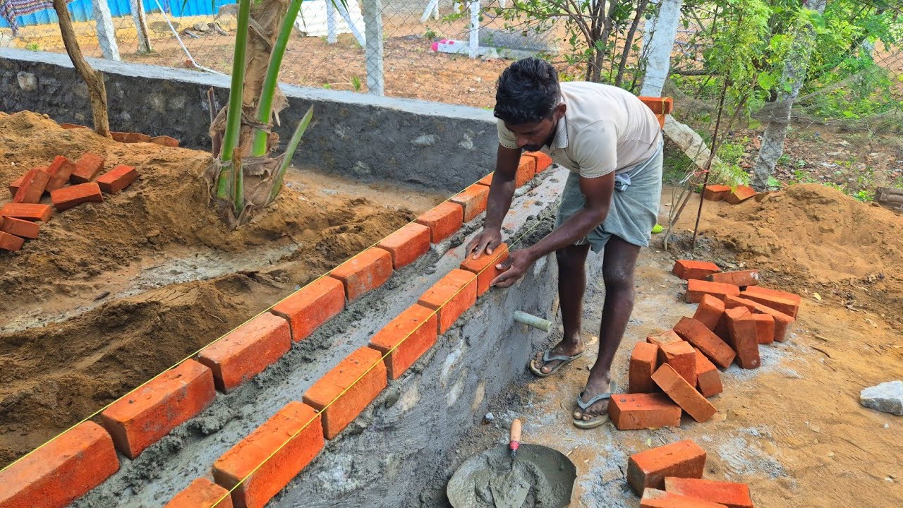 Construction Techniques of Stone Masonry Basment _Durable Compound Belt Brickwork |Wall Construction