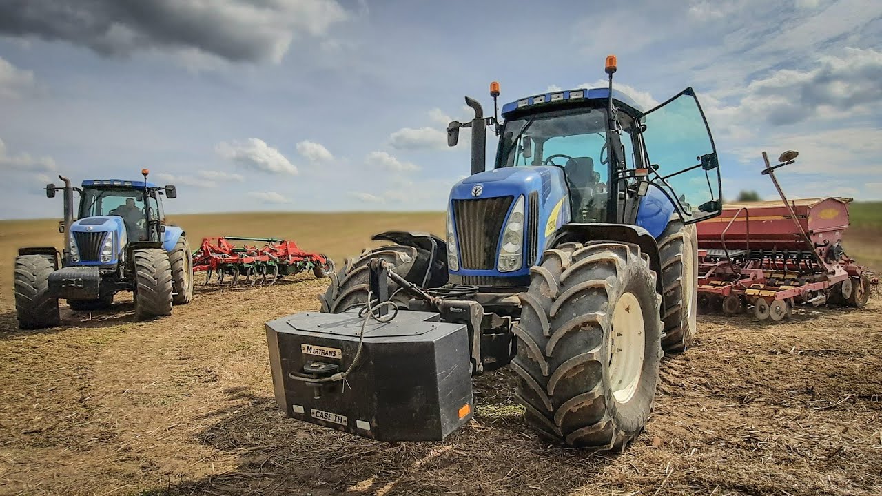 ☆Vlog#31☆Siew i Uprawa Na 2 New Holladny!!! ☆New Holland TG230  Vaderstad Rapid 400C! & 285 UNIA 4M☆