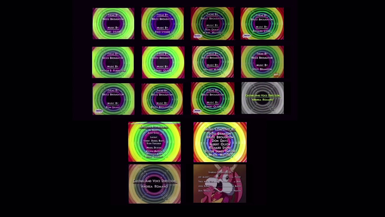 All Tiny Toon Adventures End Credits at once!
