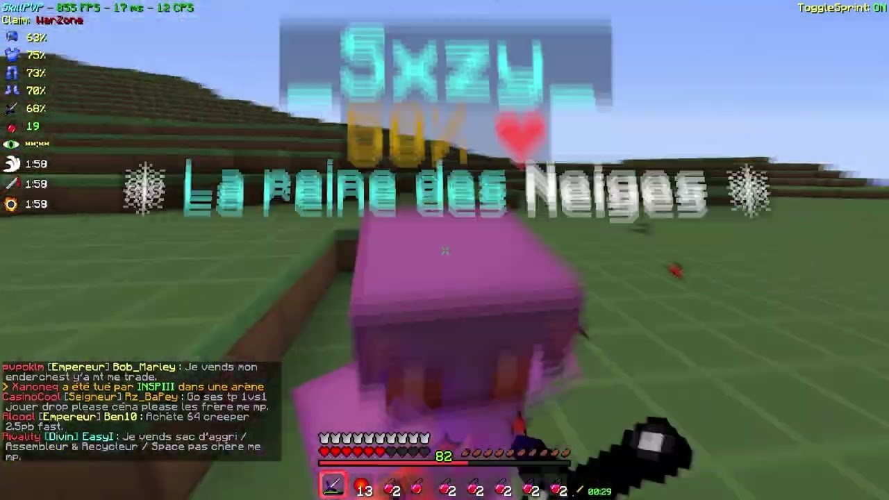 Anéantissement Joueur SkillPVP (je détruit le serveur) | Concours 50 pb's !